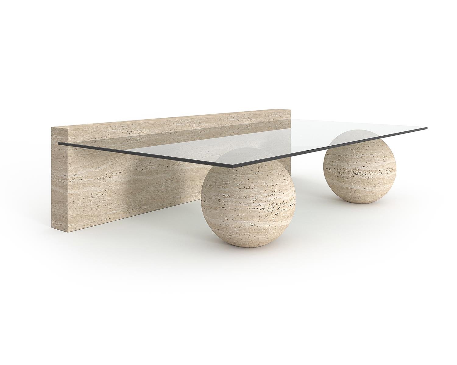 Travertine Coffee Table